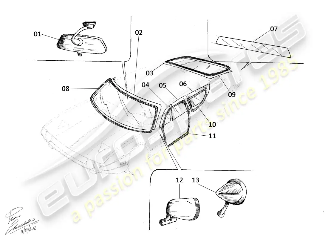 part diagram containing part number eap1227327
