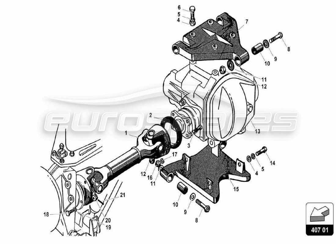 part diagram containing part number 002301011