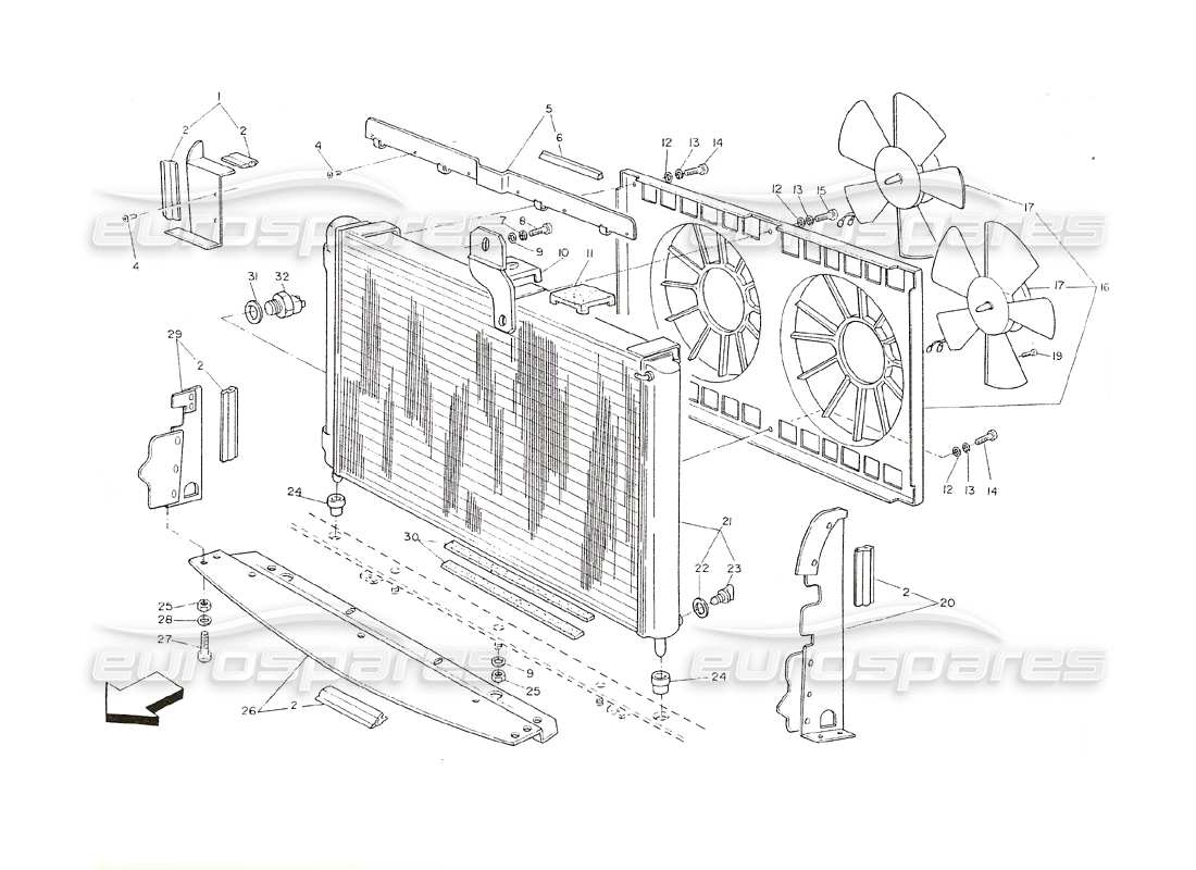 part diagram containing part number prn0056714