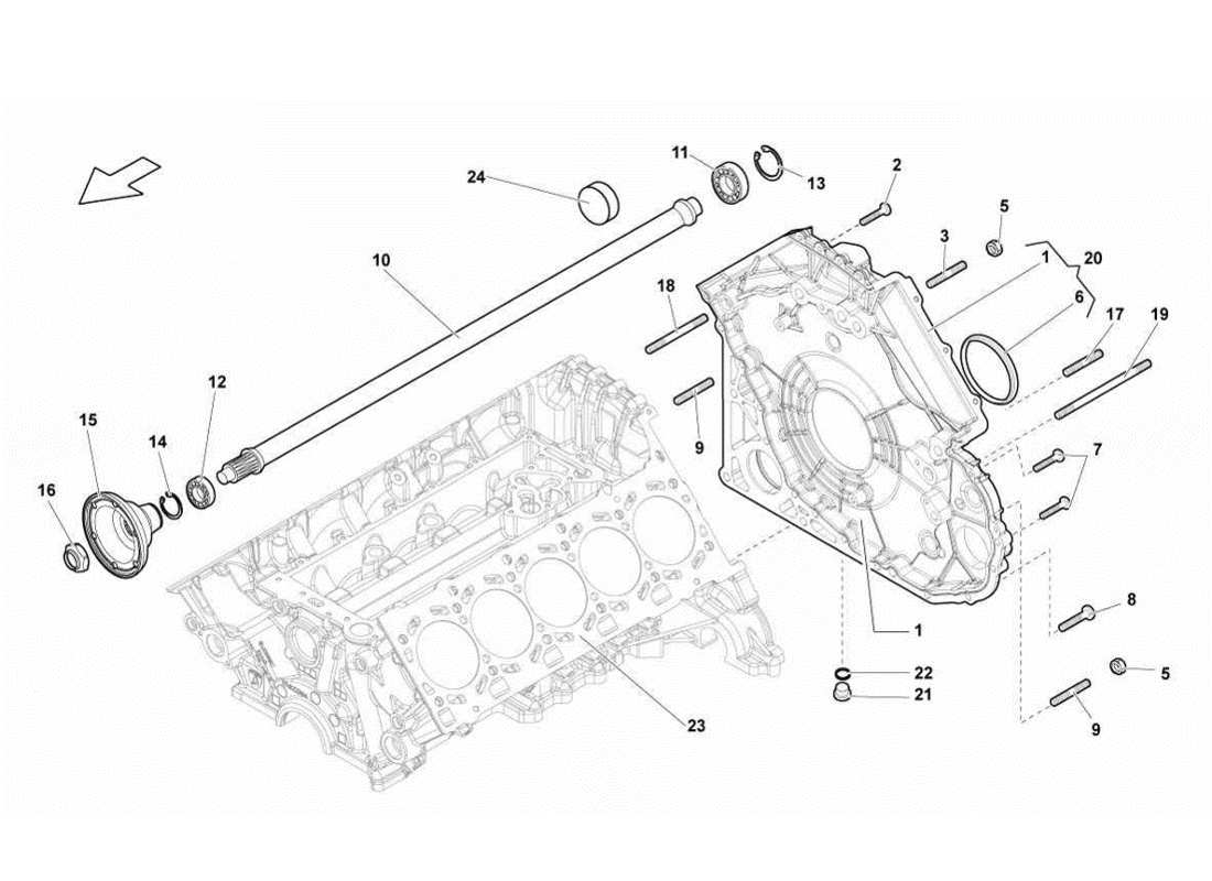 part diagram containing part number wht002301