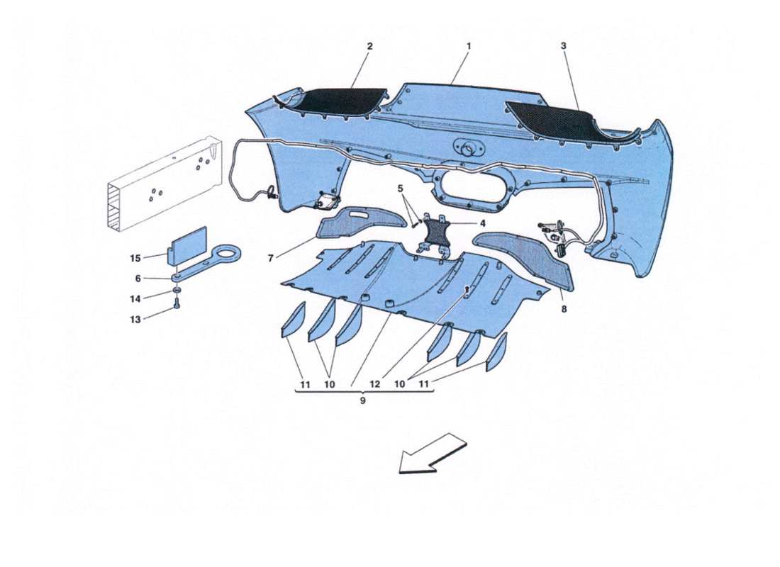 part diagram containing part number 13550424