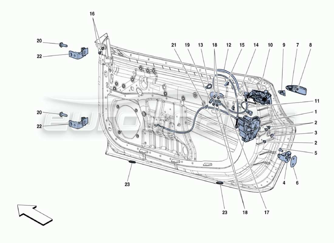 part diagram containing part number 69827100