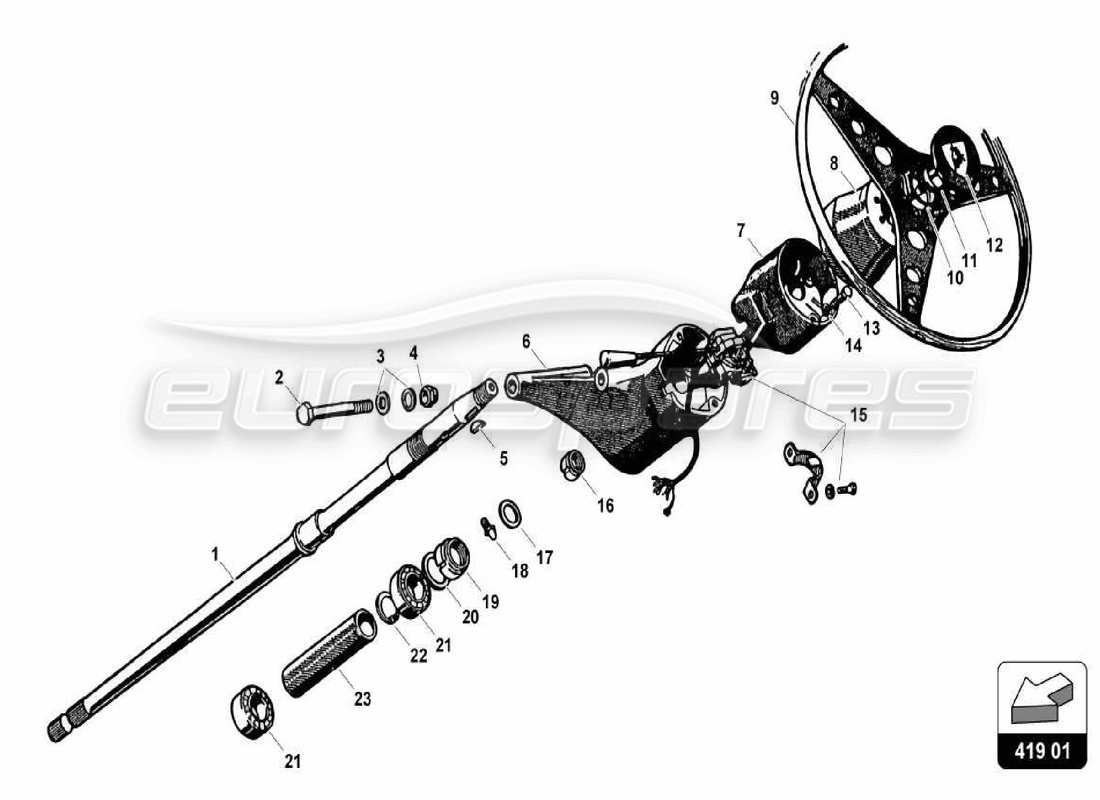 part diagram containing part number 004301421