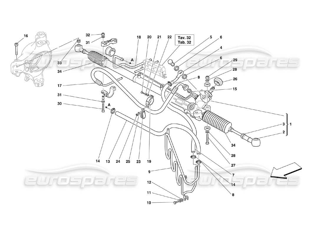 a part diagram from the Ferrari 360 Challenge (2000) parts catalogue