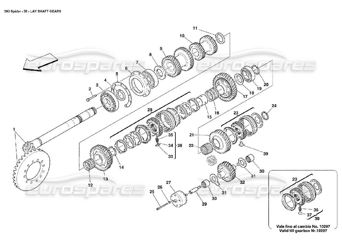 part diagram containing part number 188321