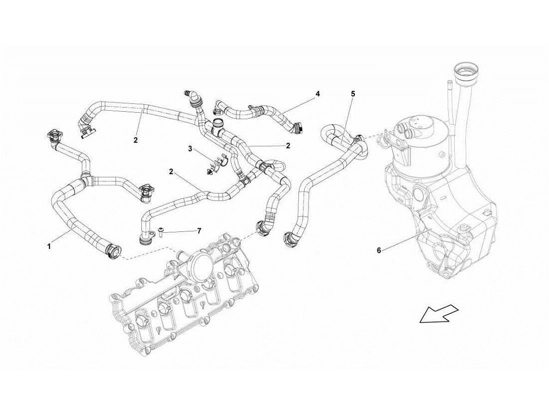 part diagram containing part number 07l103209n