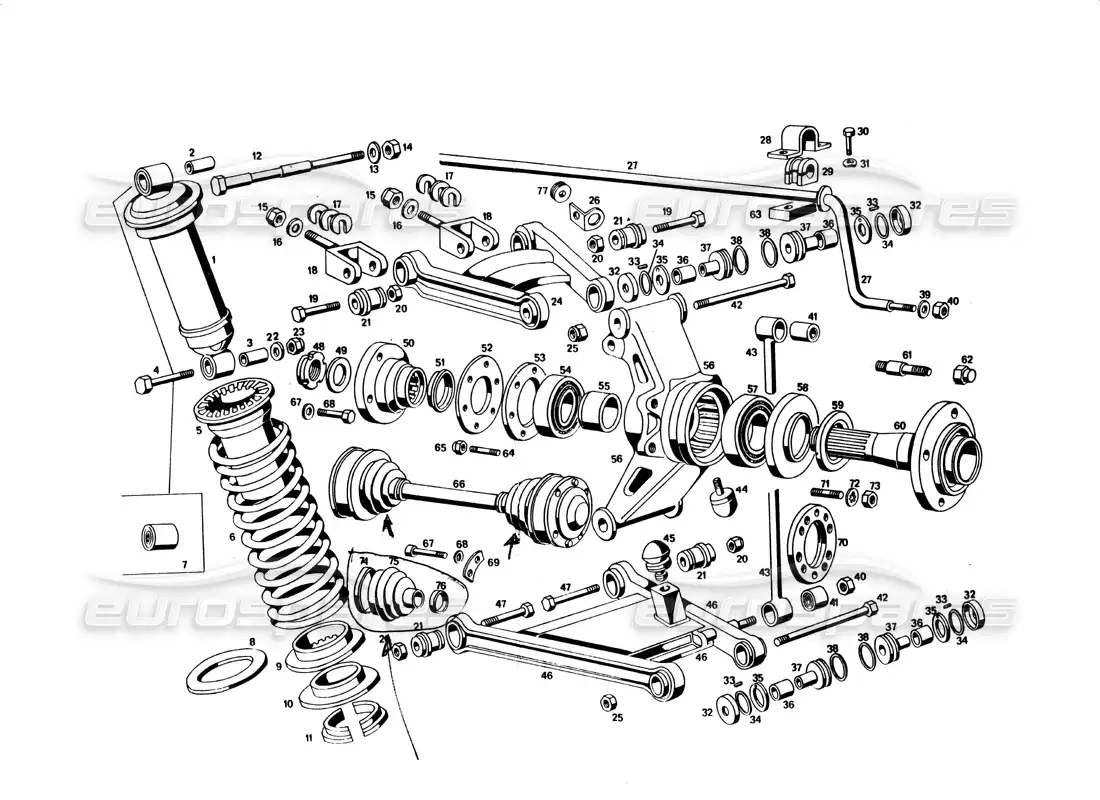 part diagram containing part number sln 73511