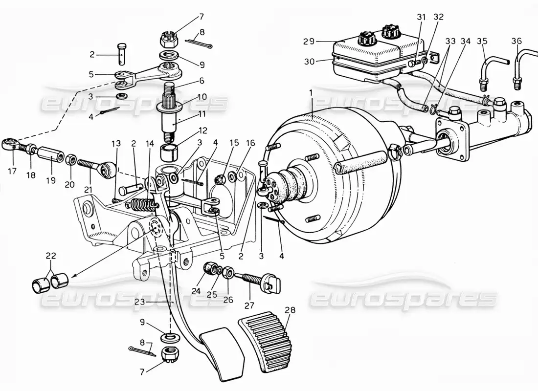 a part diagram from the ferrari 206 parts catalogue