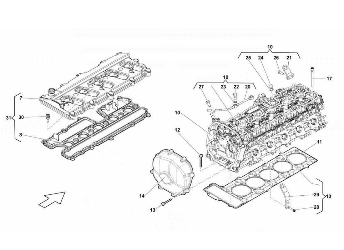 part diagram containing part number 07l103383bb