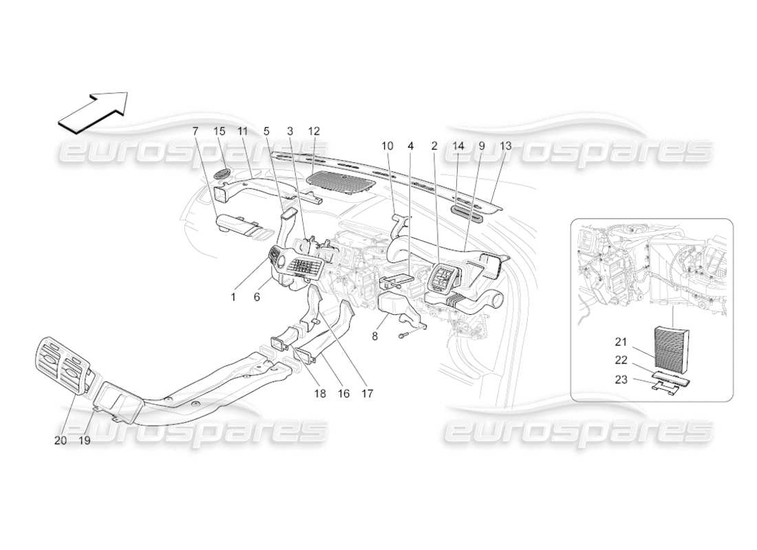 part diagram containing part number 69993100