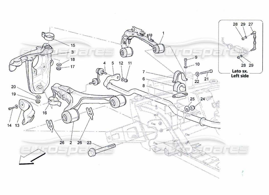 part diagram containing part number 240876