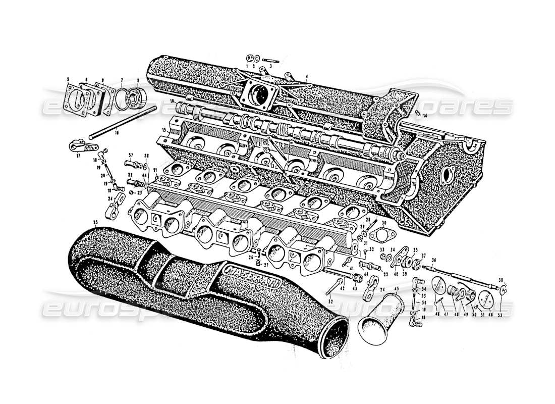 part diagram containing part number rn/52390