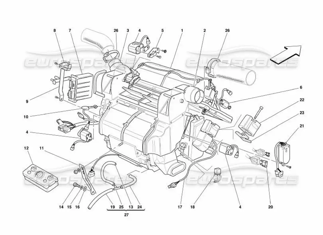 part diagram containing part number 65878400