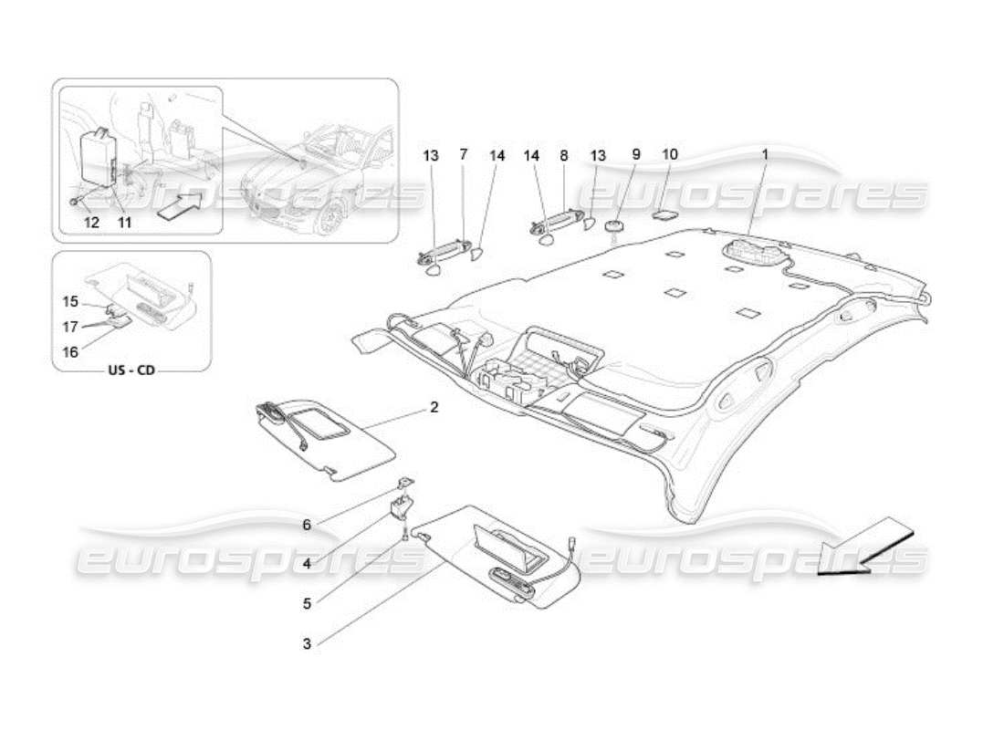 part diagram containing part number 981335300