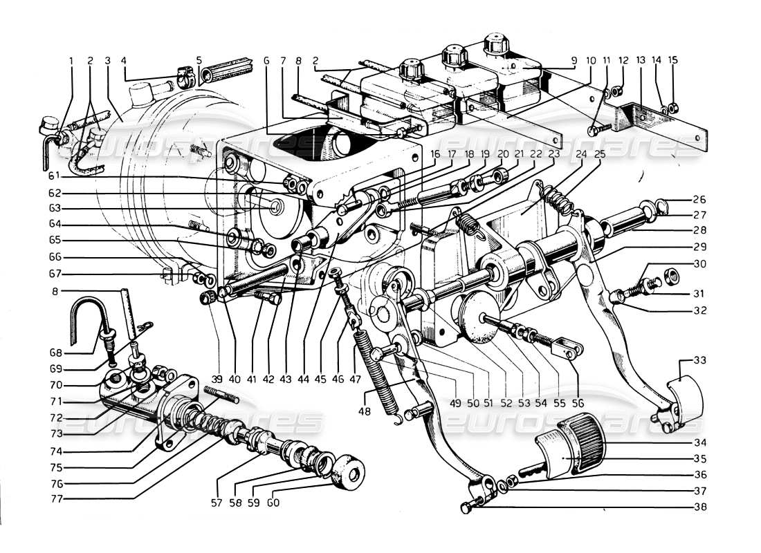 part diagram containing part number mc3111/2