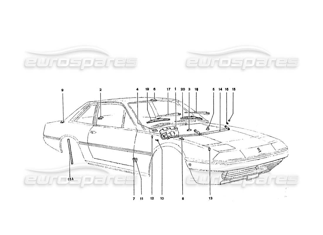 part diagram containing part number 256-84-010-00