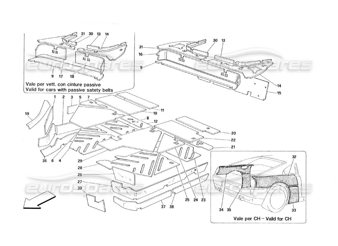 part diagram containing part number 62988300