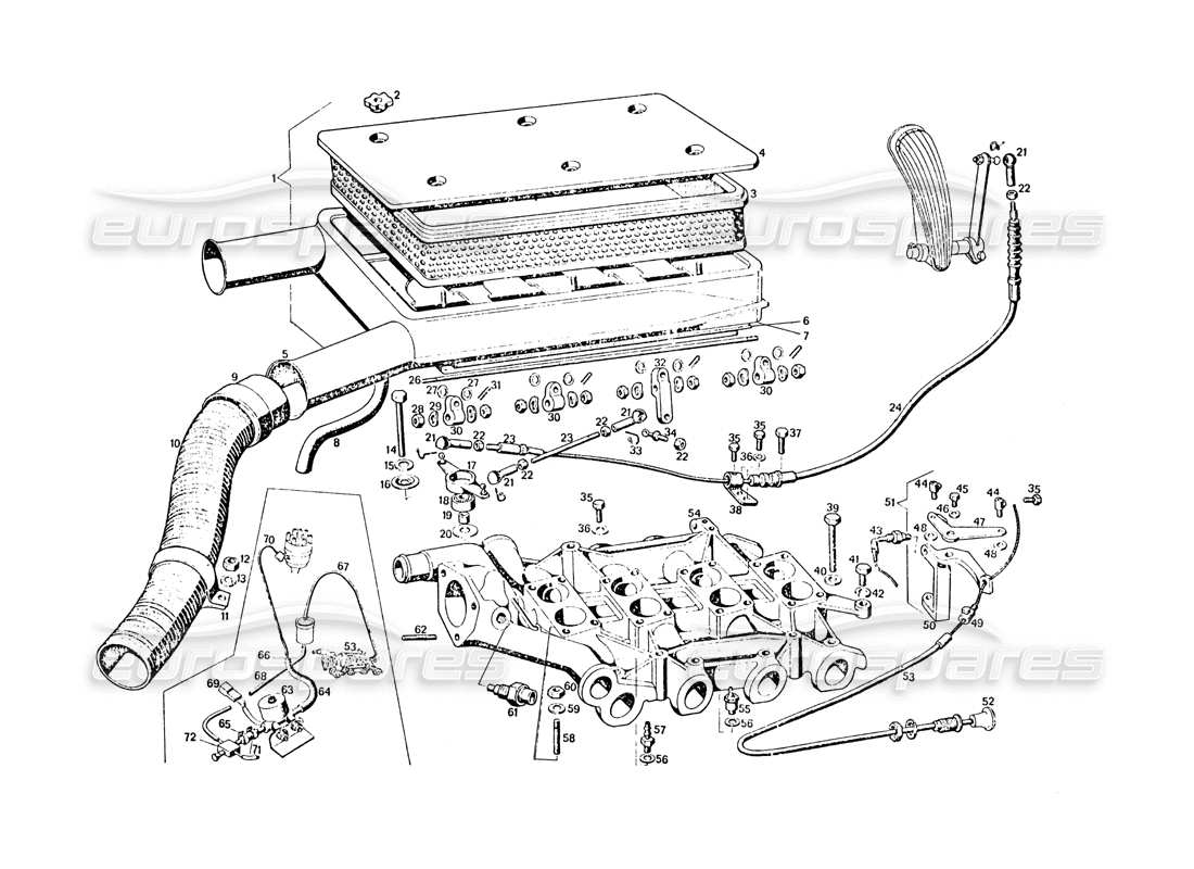part diagram containing part number mc72821