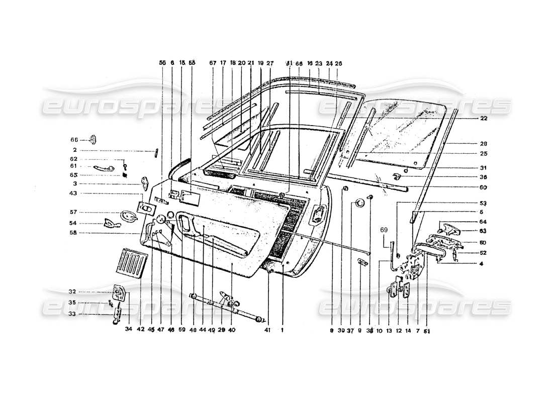 part diagram containing part number 255-30-701-00