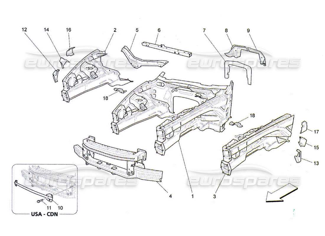 part diagram containing part number 67989300