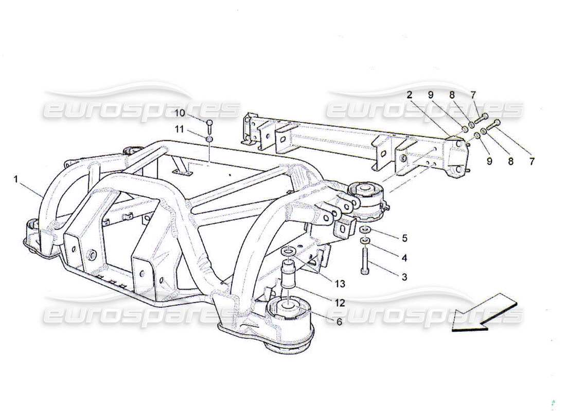 part diagram containing part number 13550221