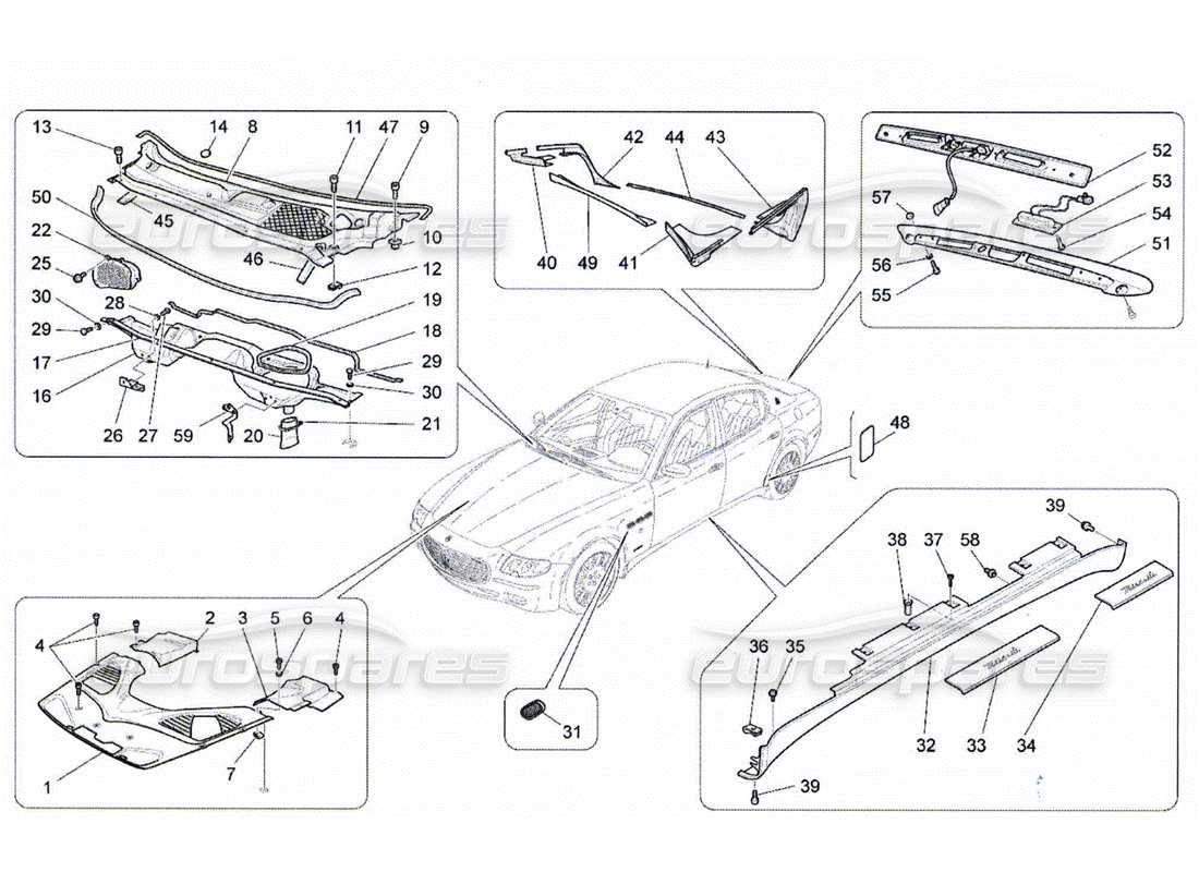 part diagram containing part number 68009700