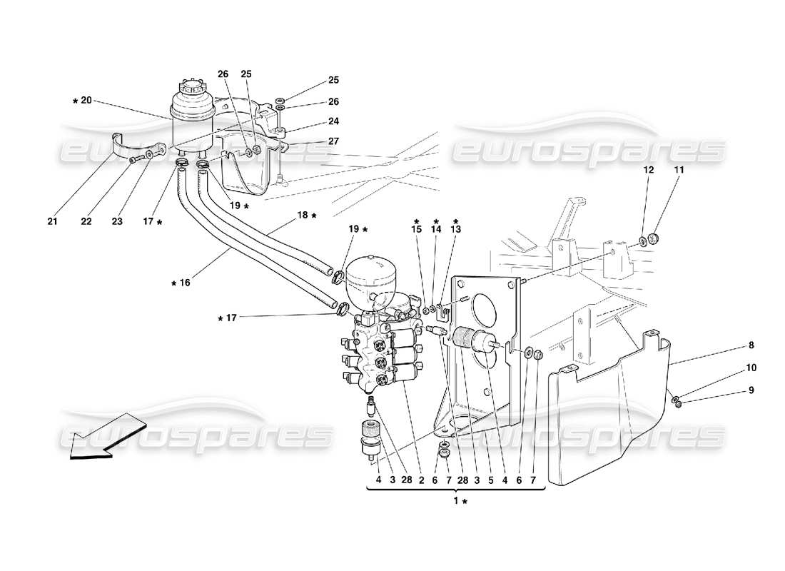part diagram containing part number 127614