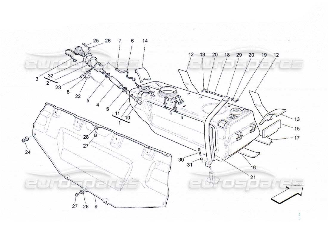 part diagram containing part number 223524