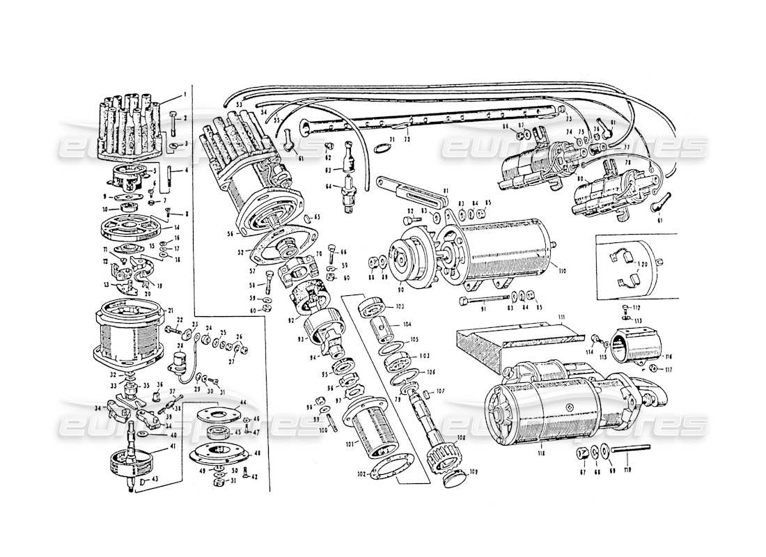 part diagram containing part number mar st.100dtem/25c