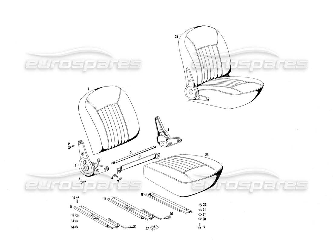 part diagram containing part number bnt 57685