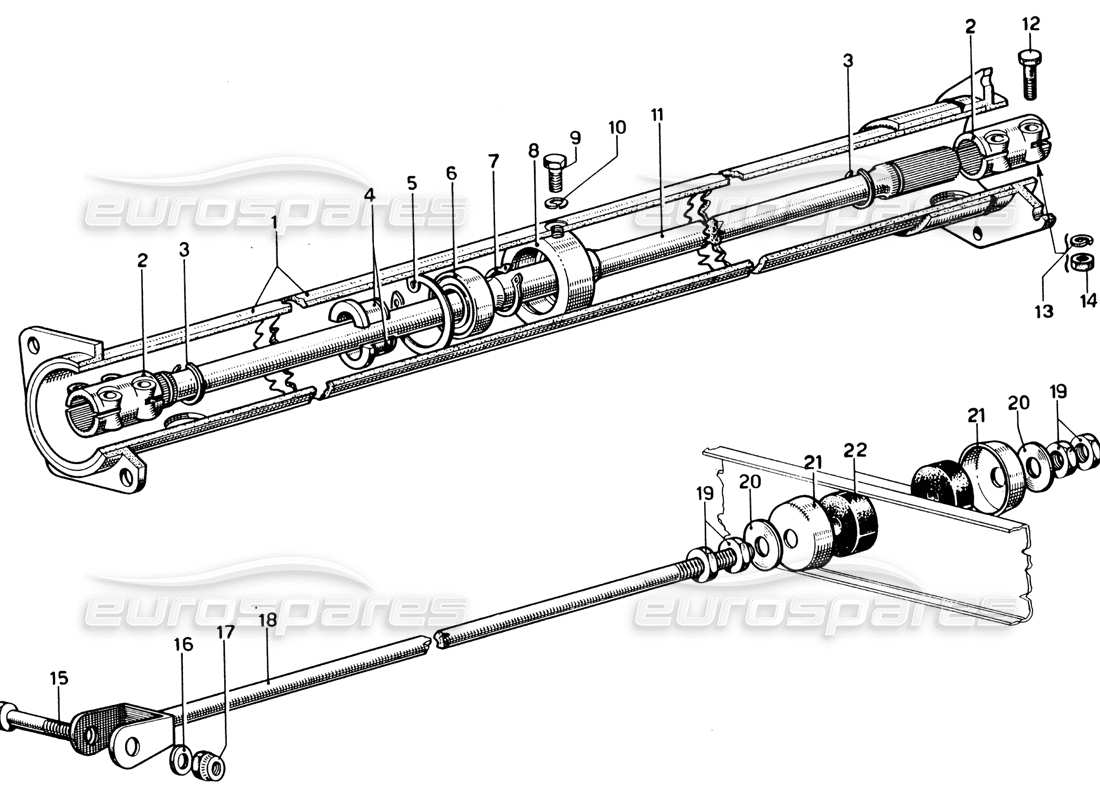 part diagram containing part number 12x65 uni 185