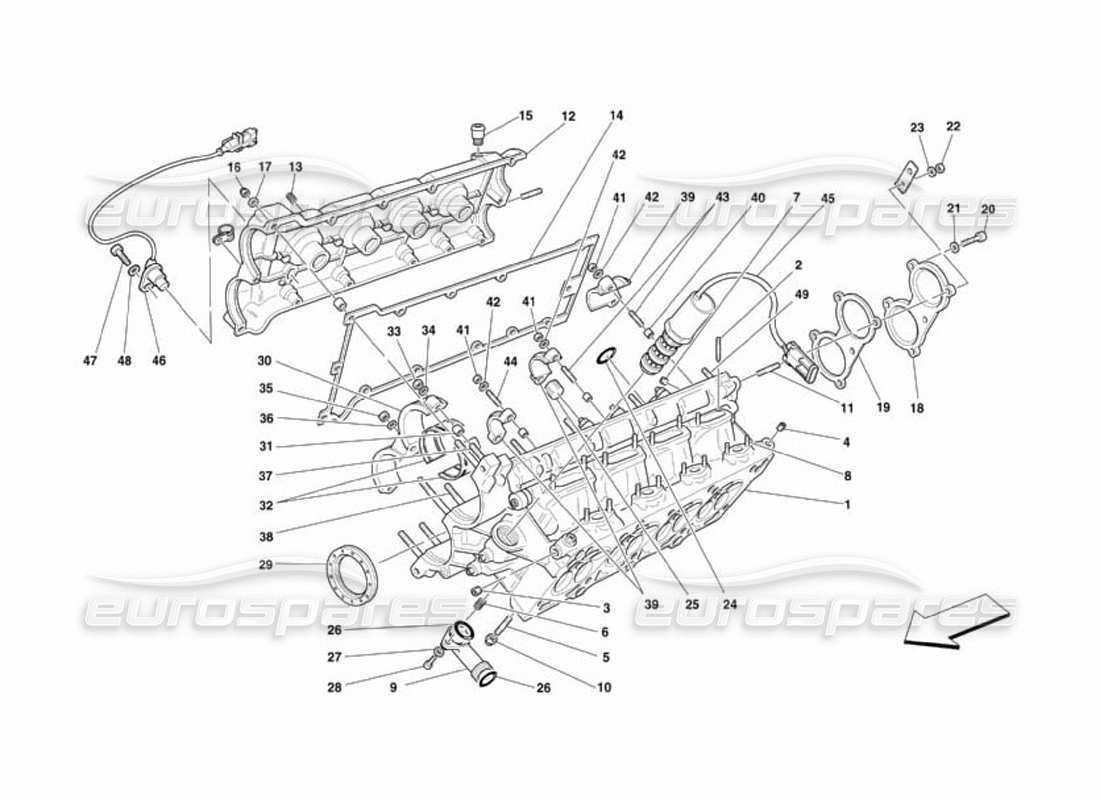 part diagram containing part number 13541824