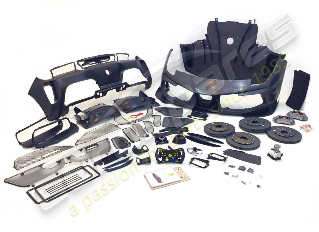 a part diagram from the ferrari 488 parts catalogue