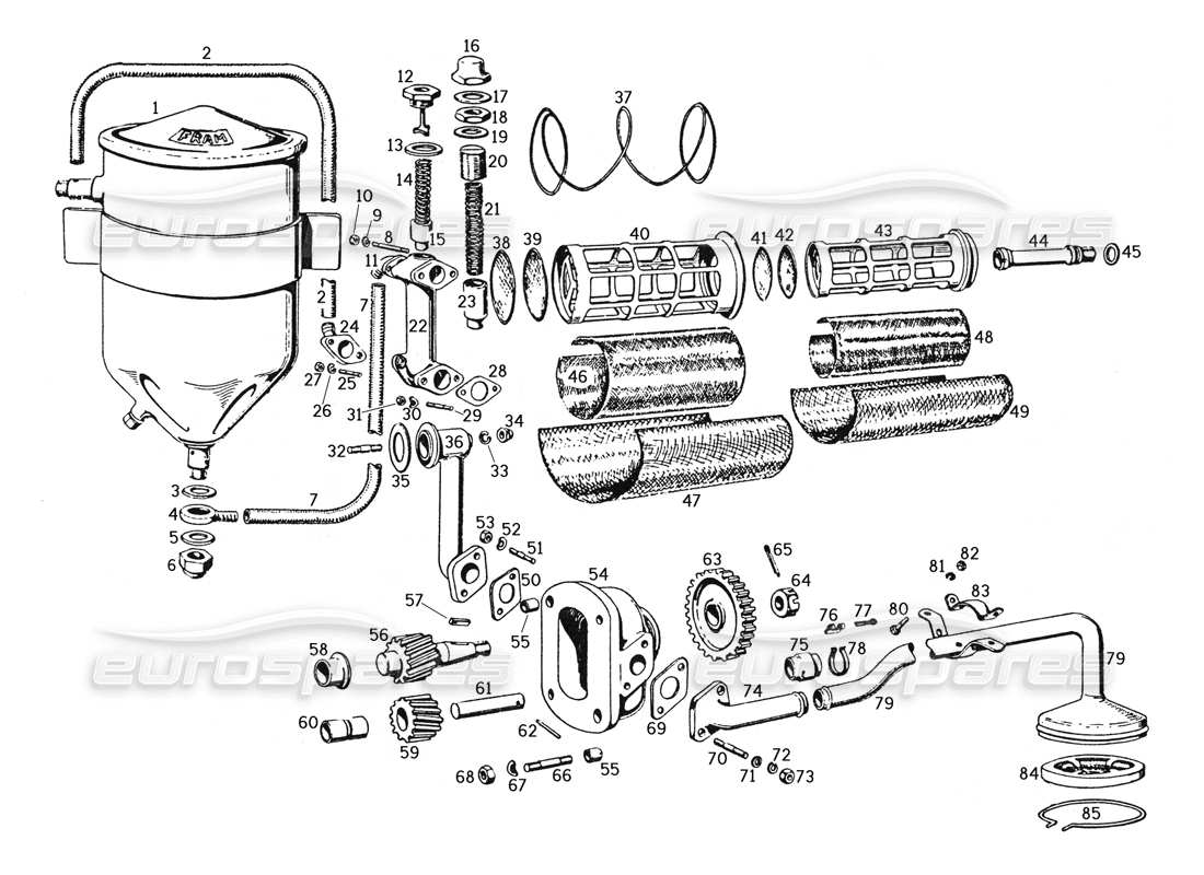 part diagram containing part number 92184