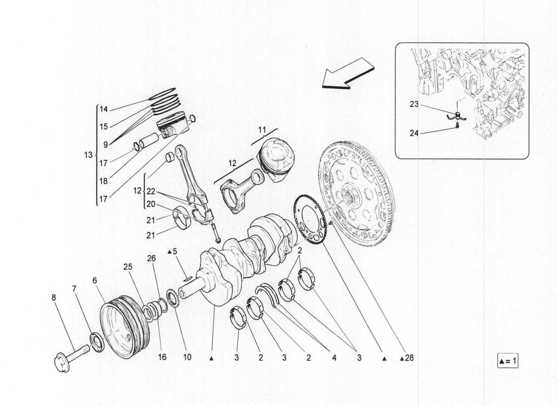 part diagram containing part number 323957