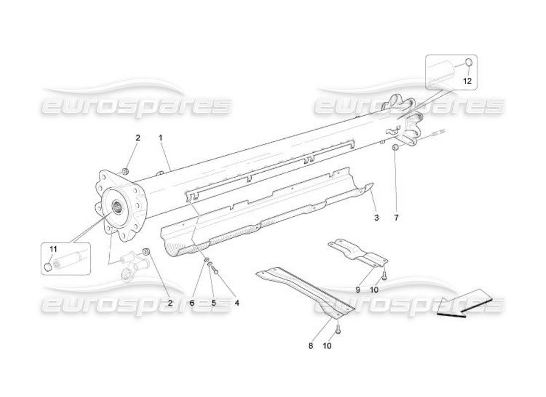 a part diagram from the Maserati QTP. (2005) 4.2 parts catalogue