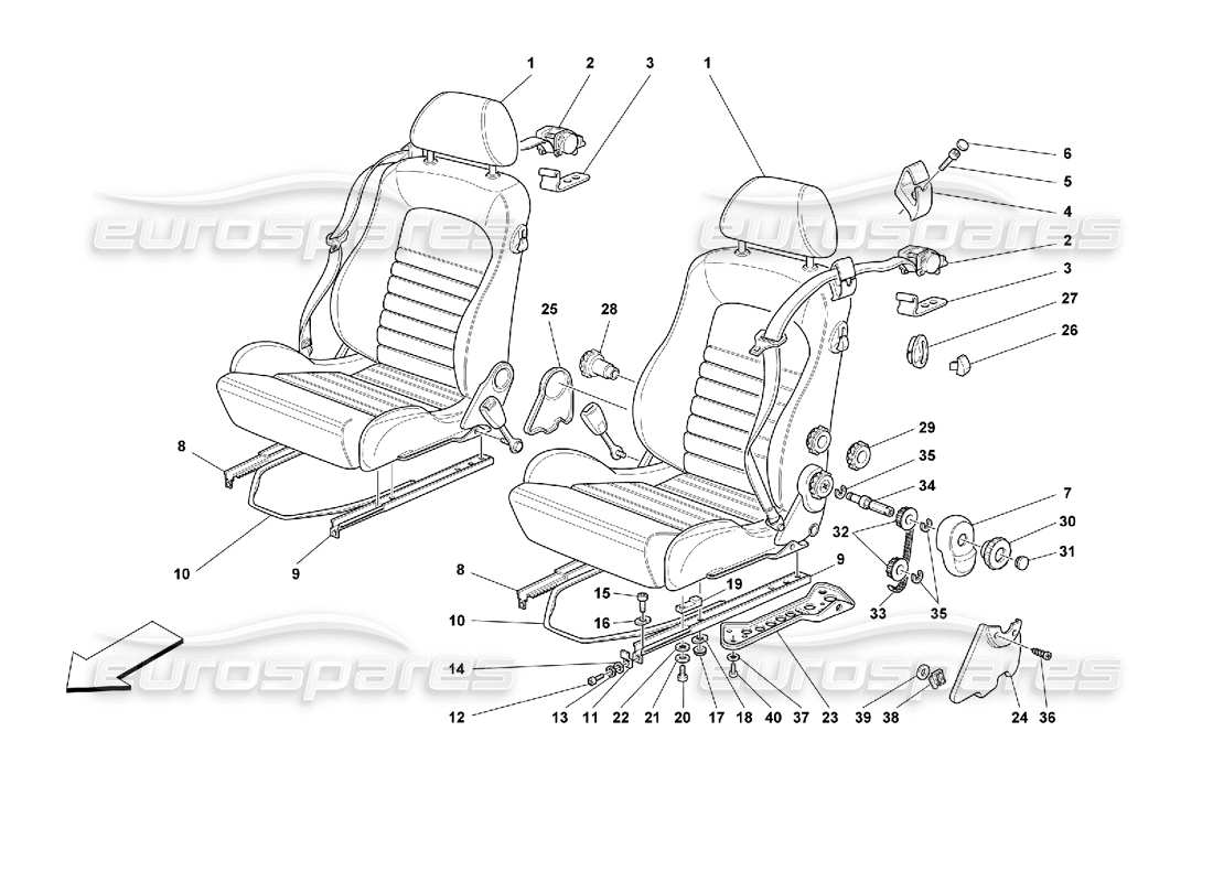 part diagram containing part number 64339400