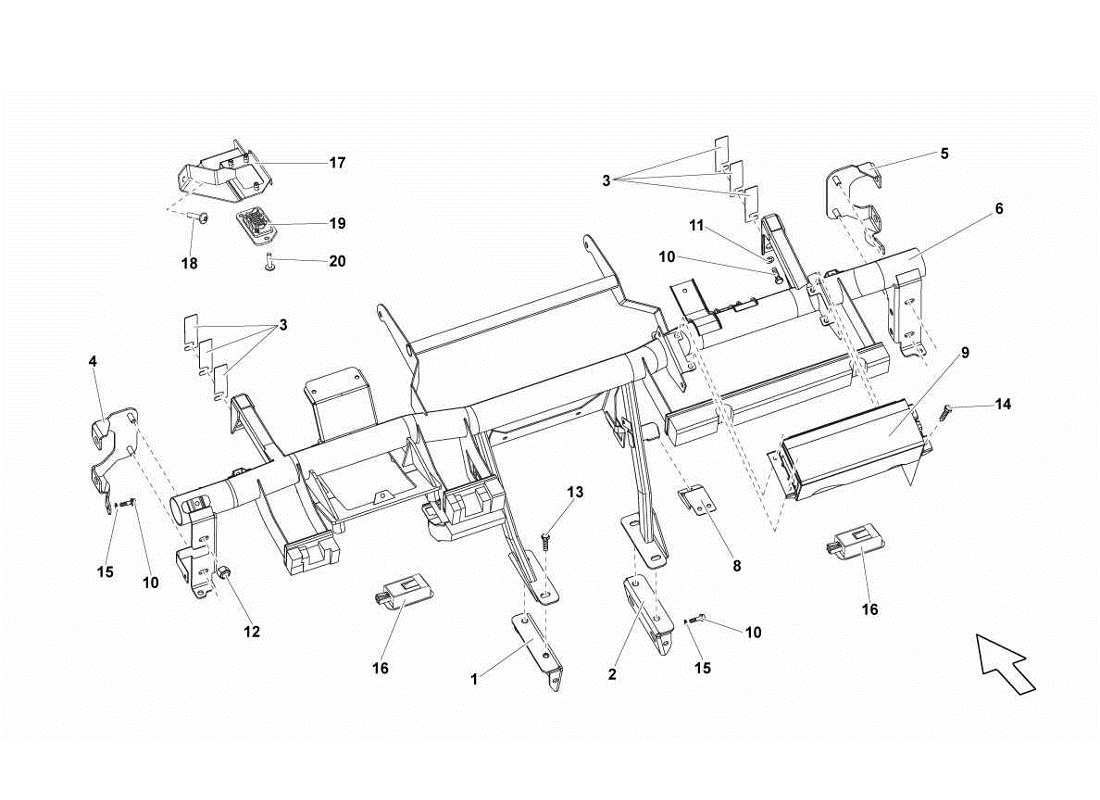 part diagram containing part number 3d0880204d