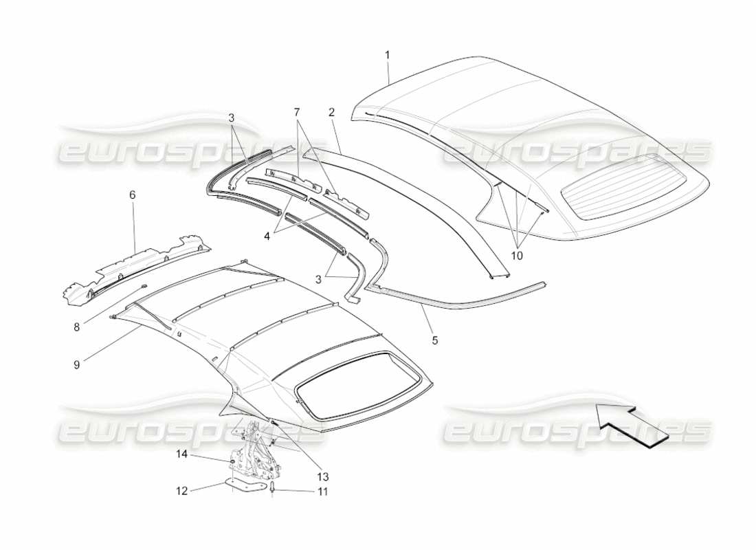part diagram containing part number 83468100