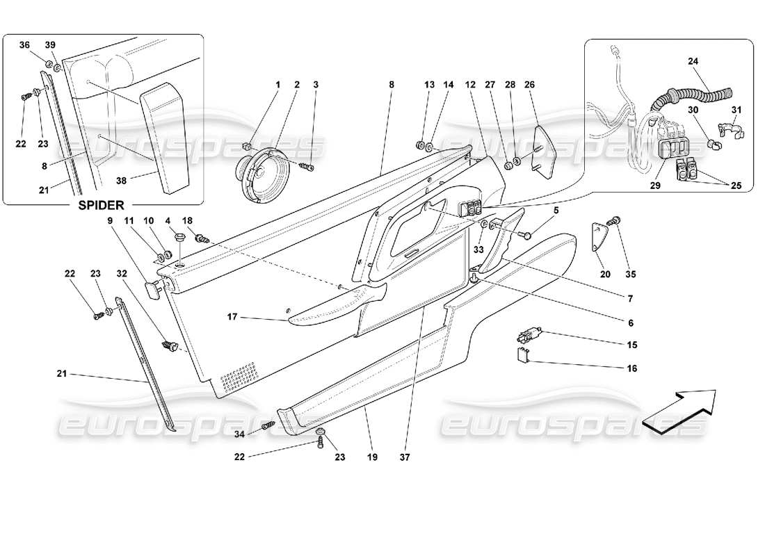 part diagram containing part number 635213..