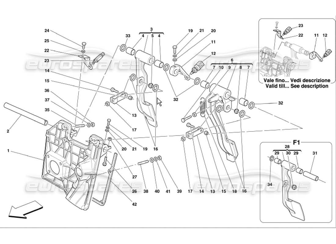 part diagram containing part number 133555