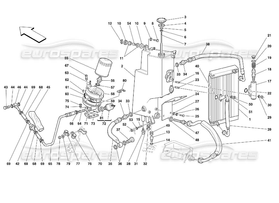 part diagram containing part number 13550114