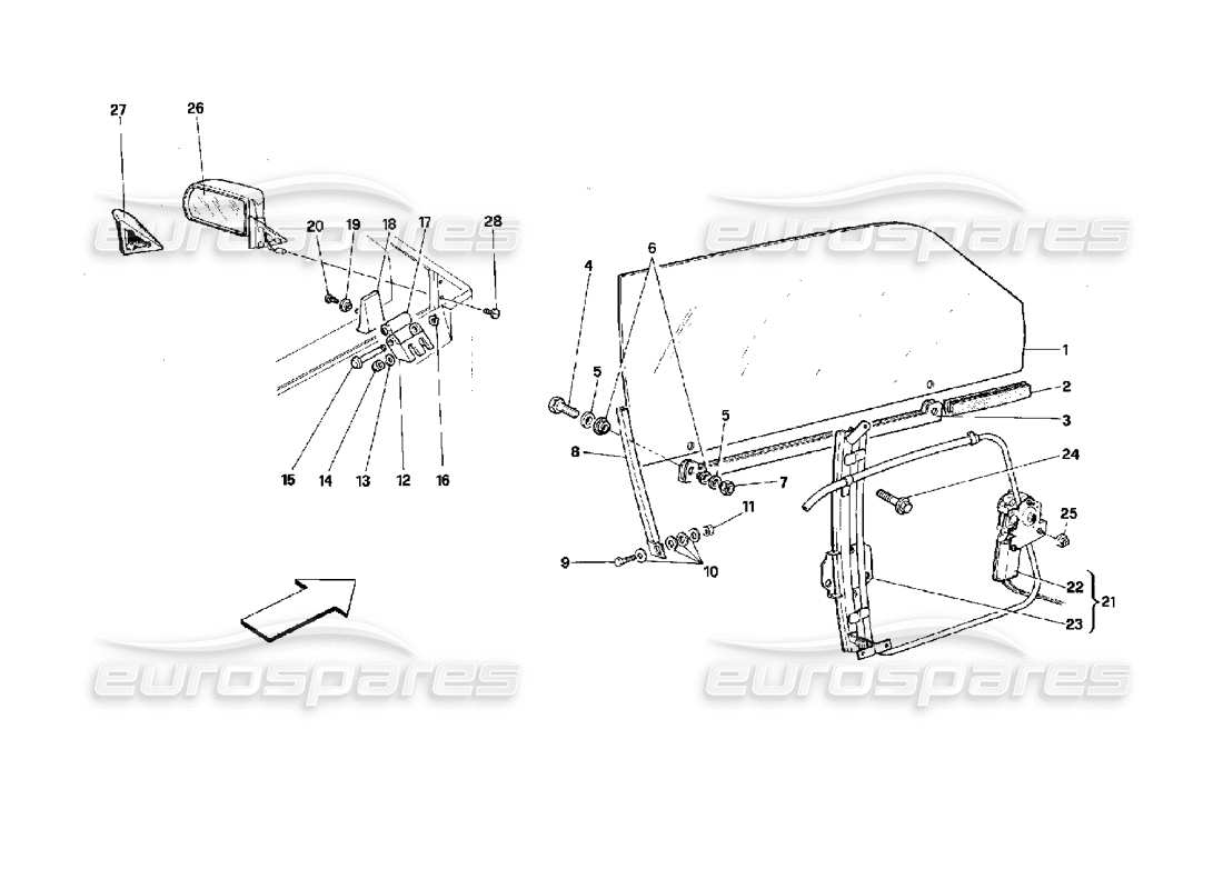 part diagram containing part number 62301900