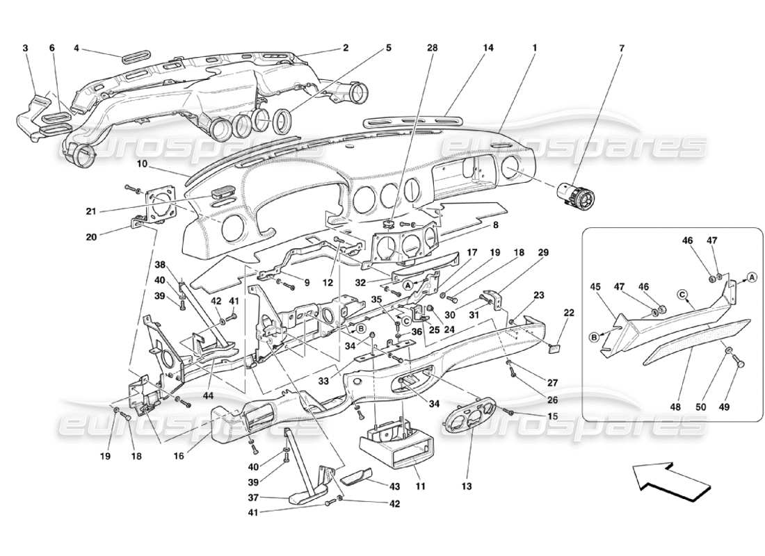 part diagram containing part number 678304..