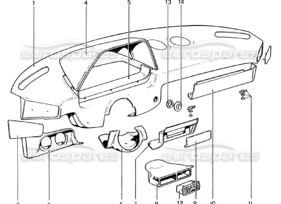 part diagram containing part number 60069705