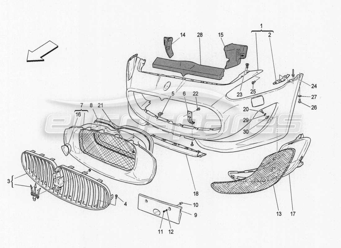 part diagram containing part number gb 81131500
