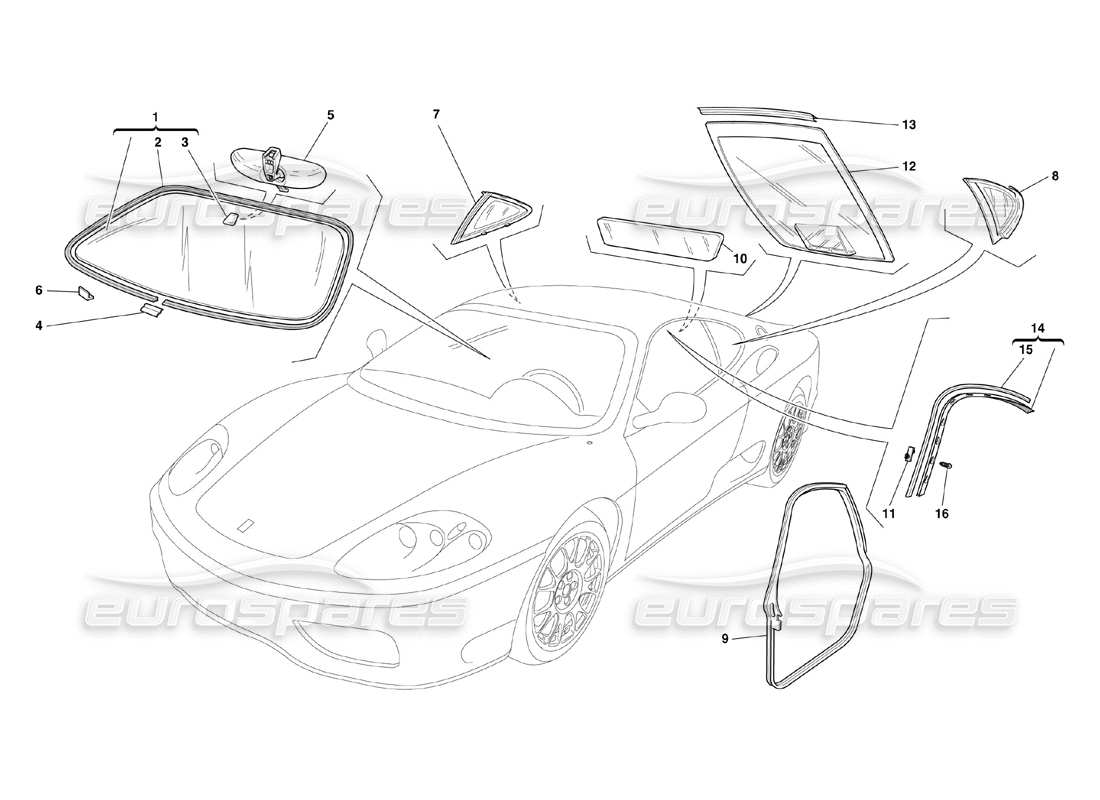 part diagram containing part number 65980200