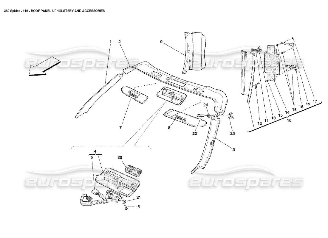 part diagram containing part number 659020..