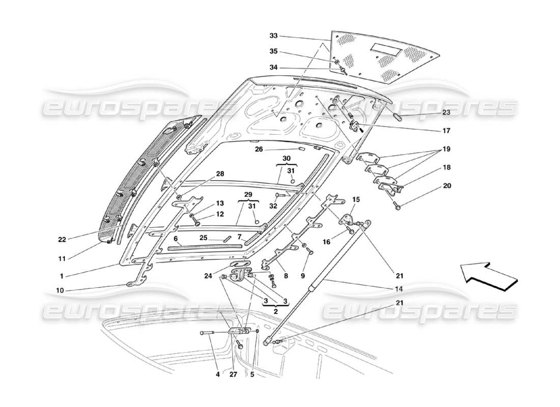 part diagram containing part number 66073100