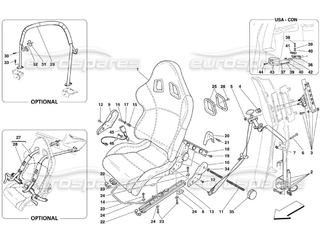part diagram containing part number 67462000